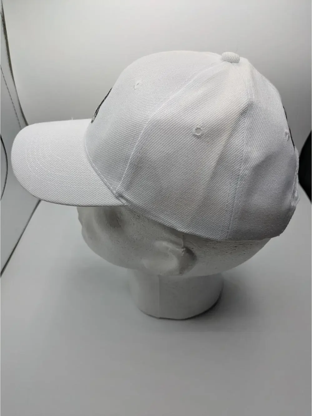 Puppy Paw Cap with Embroidery White French Bulldog Dog Strapback